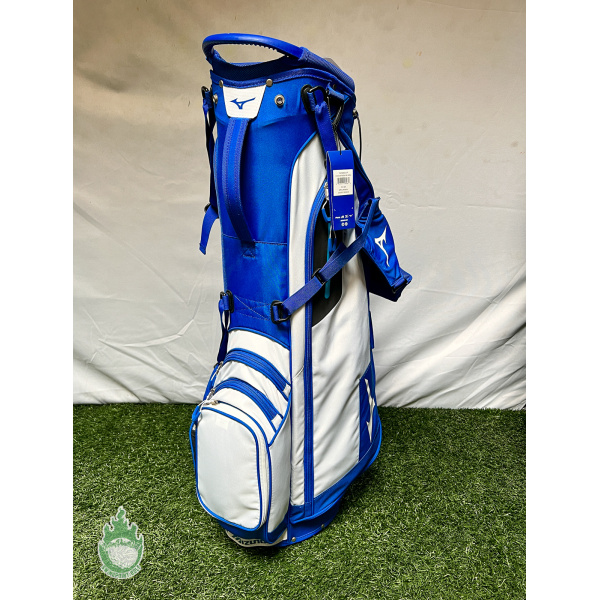 New 2020 Mizuno BR-D3 4-Way Stand Golf Bag Blue/White/Black With Tags