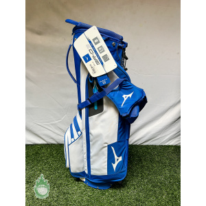 New 2020 Mizuno BR-D3 4-Way Stand Golf Bag Blue/White/Black With Tags
