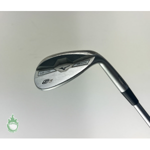 Used RH Mizuno S5 White Satin Wedge 58*-08 KBS Stiff Flex Steel Golf Club