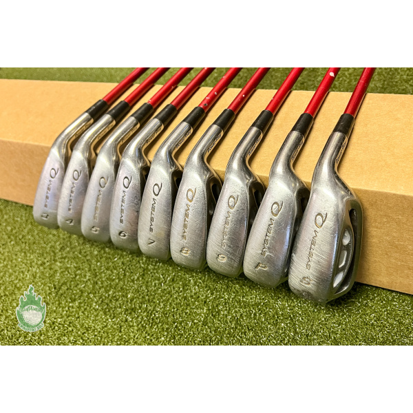 Used RH Power Play System Q Irons 3-PW/SW Regular Flex Graphite Golf Club Set