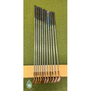 Used Ping Black Dot Eye 2 Beryllium Copper Irons 1-PW/LW Stiff Steel Golf Set