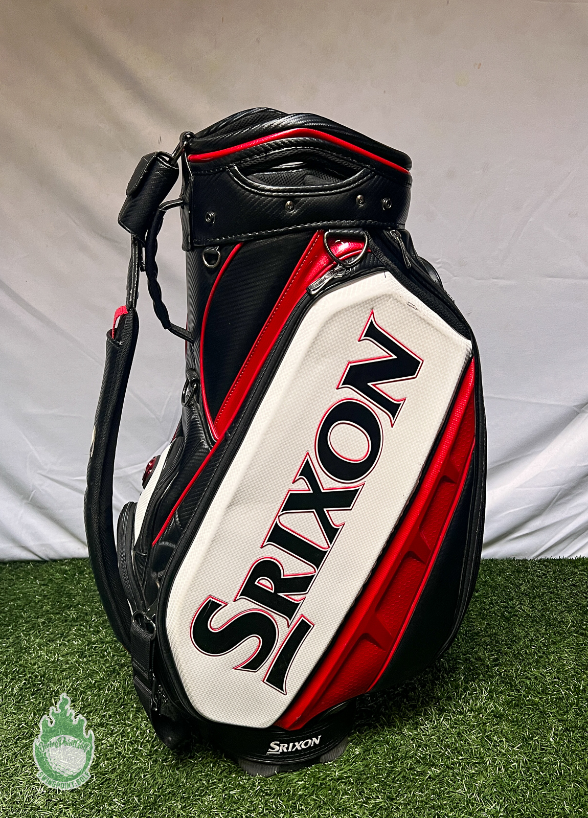 Used White/Black Srixon Z Golf Staff Bag w/ Rainhood · SwingPoint Golf®