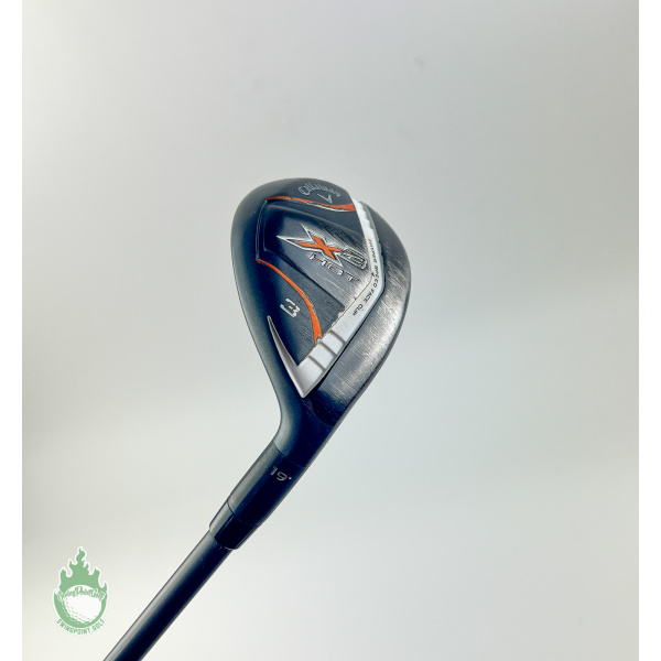 Used RH Callaway X2 Hot 3 Hybrid 19* 60g Regular Flex Graphite Golf Club