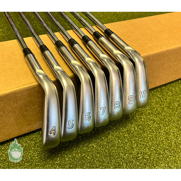 Used Ping Maroon Dot i210 Irons 4-PW DG TI AMT X100 X-Stiff Flex ...