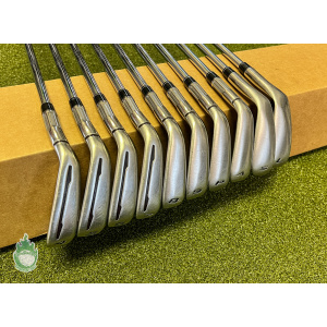 Used RH 2017 TaylorMade M2 Irons 4-PW/AW/SW/LW 88g Regular Flex Steel Golf Set