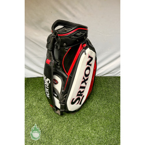 Gently Used White/Black Srixon Z Golf Staff Bag w/ Rainhood