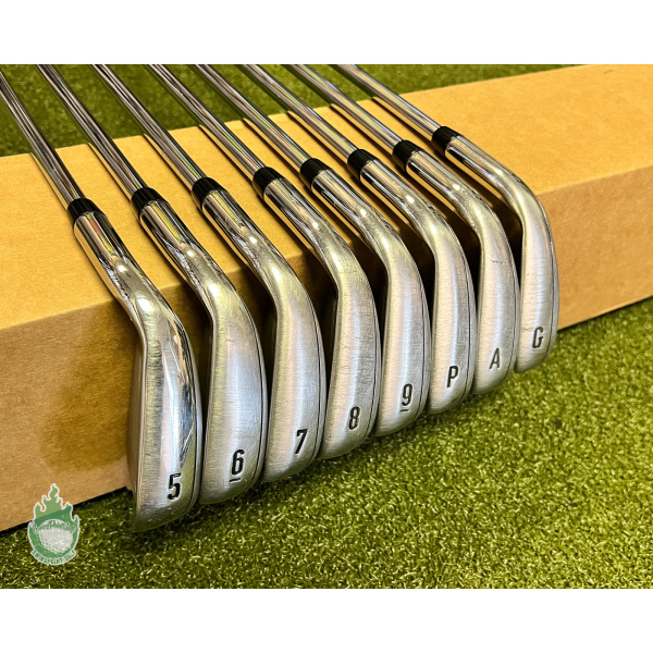 Used RH Callaway Mavrik Irons 5-PW/AW/GW Elevate 95g Regular Steel