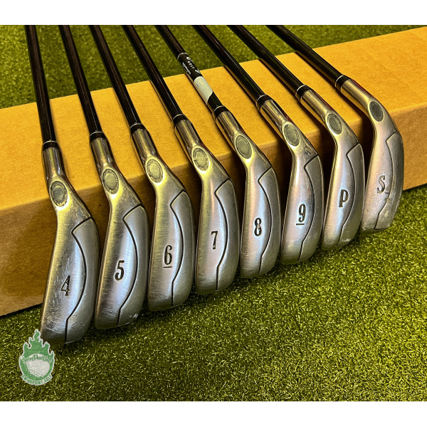 Used Callaway Golf Fusion Wide Sole Irons 4-PW/SW Ladies Flex Graphite ...