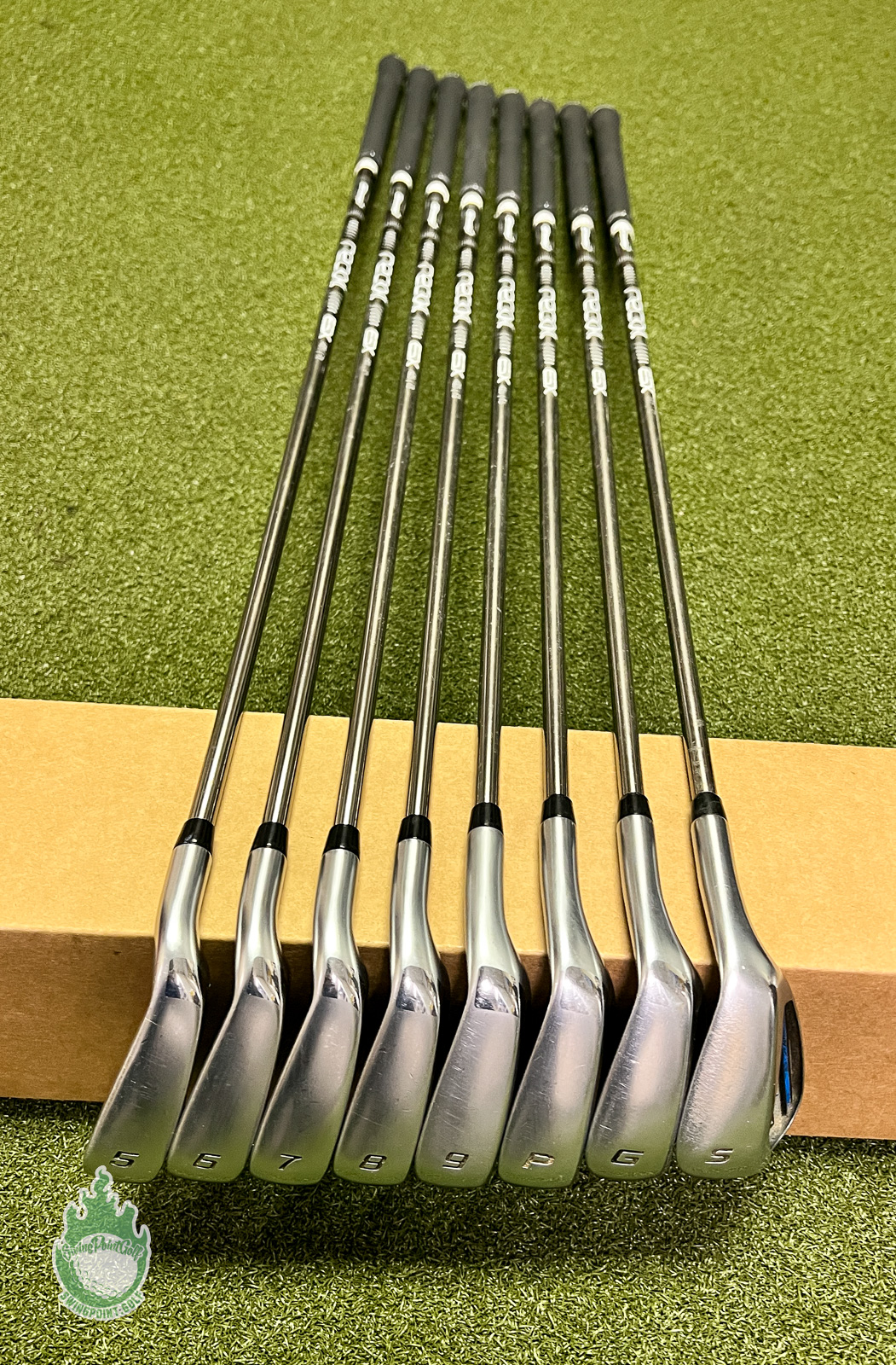 Used RH Cobra F-Max 20 AirSpeed Irons 5-PW/GW/SW F3 Regular Graphite ...