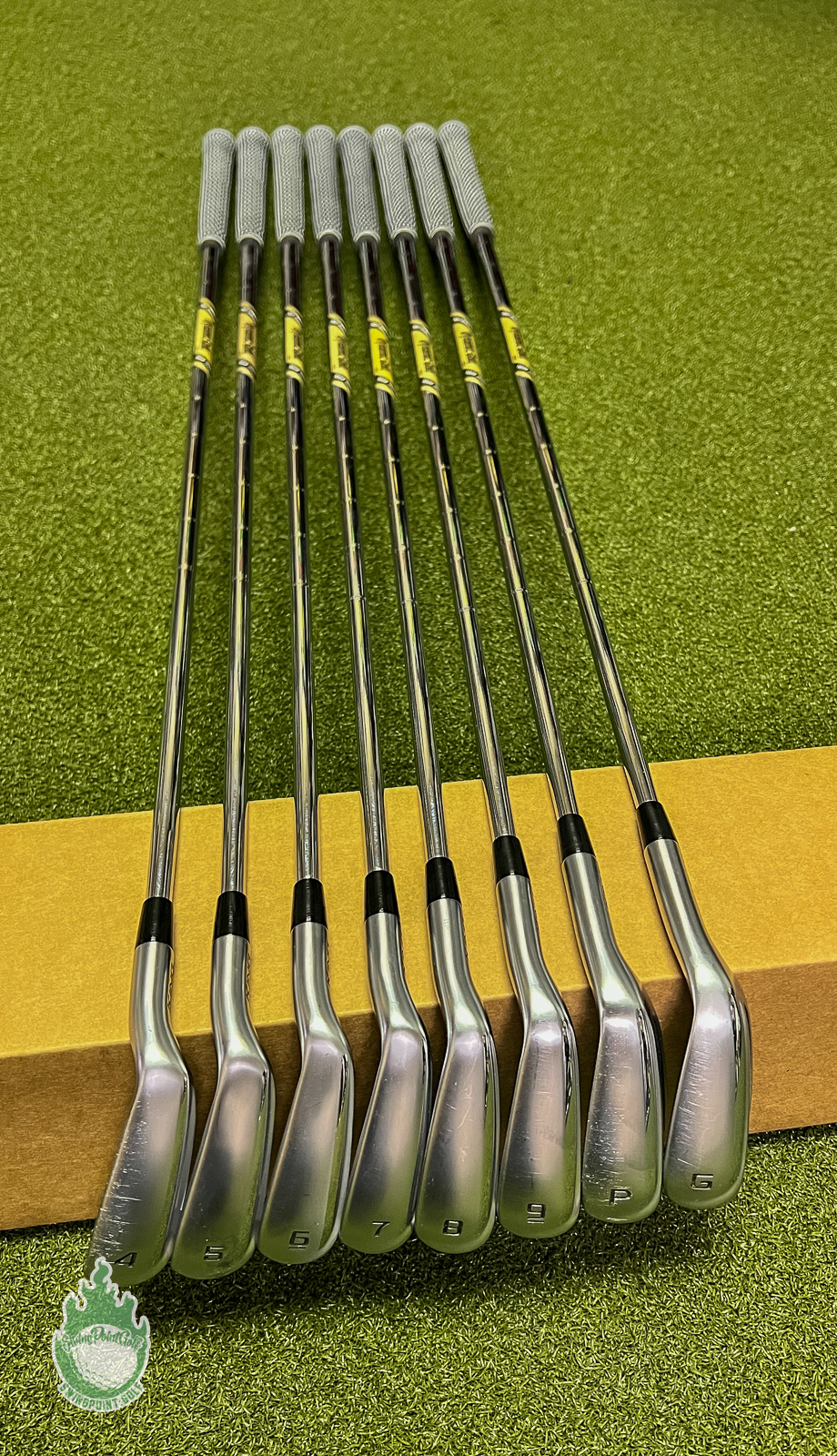 Used RH Cobra King RadSpeed One Length Irons 4-PW/GW S400 Stiff Steel ...