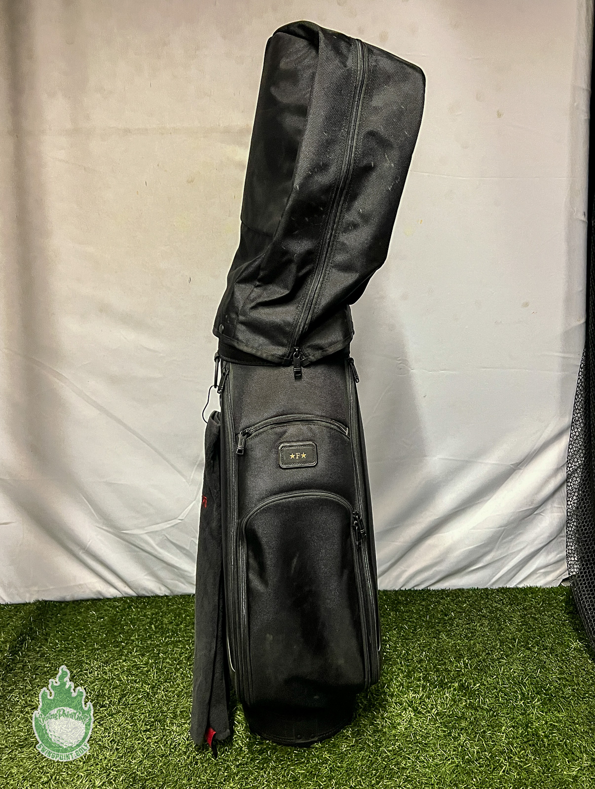 Used TUMI 5-Way Golf Cart/Carry Bag W/ Strap & Rainhood & Towel *F ...