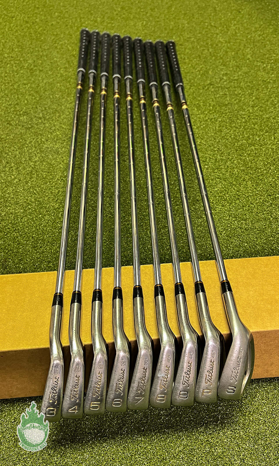 Used Right Handed Titleist DCI Black Irons 3-PW/SW Stiff Steel Golf ...