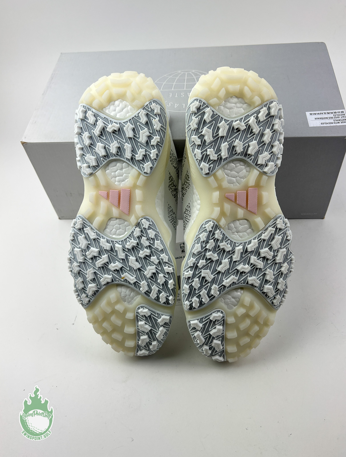 Adidas Women's CodeChaos 22 Spikeless Golf Shoes GX3933 White Silver ...