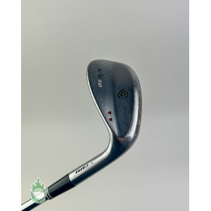 Used Cleveland CG10 Two Dot Wedge 52* Chrome Wedge Flex Steel Golf Club