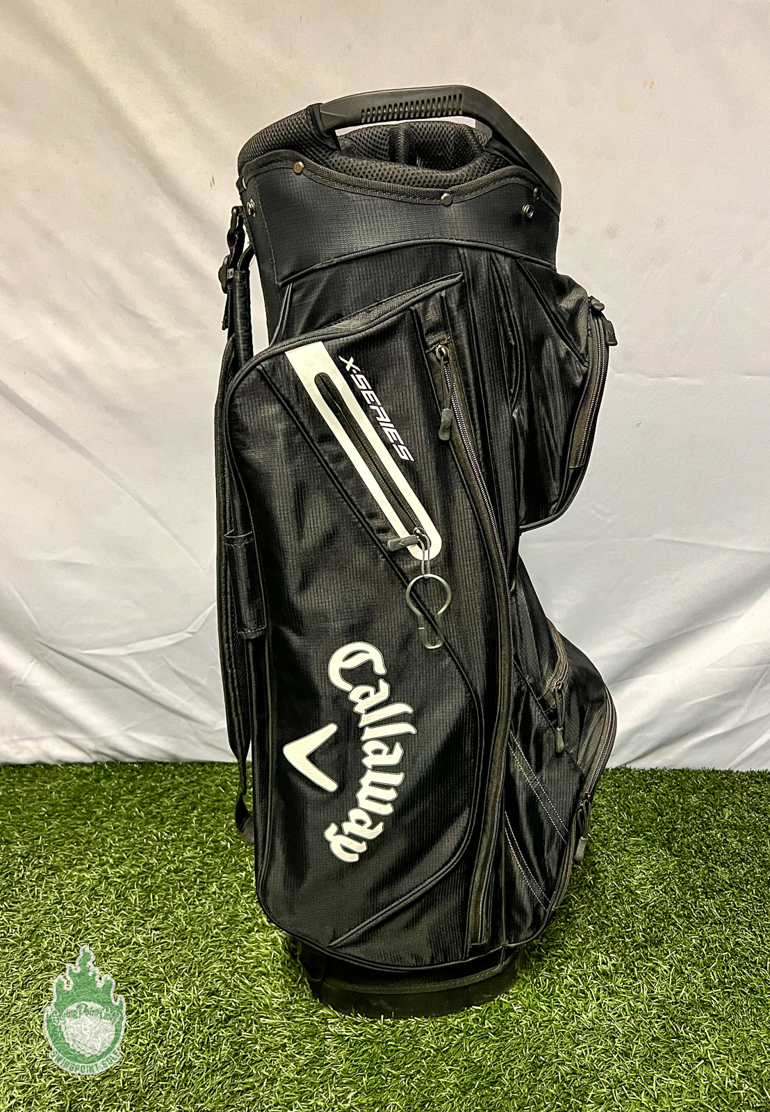 Gently Used Callaway X-series 14-way Golf Cart Carry Golf Bag Black 