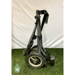 Gently Used Sun Mountain 3 Wheel Speed Cart Golf Black Push Cart w/ Cup Holder