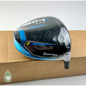 New Tour Issued 2021 TaylorMade SIM 2 MAX Driver 9* HEAD ONLY Golf Club + Sign