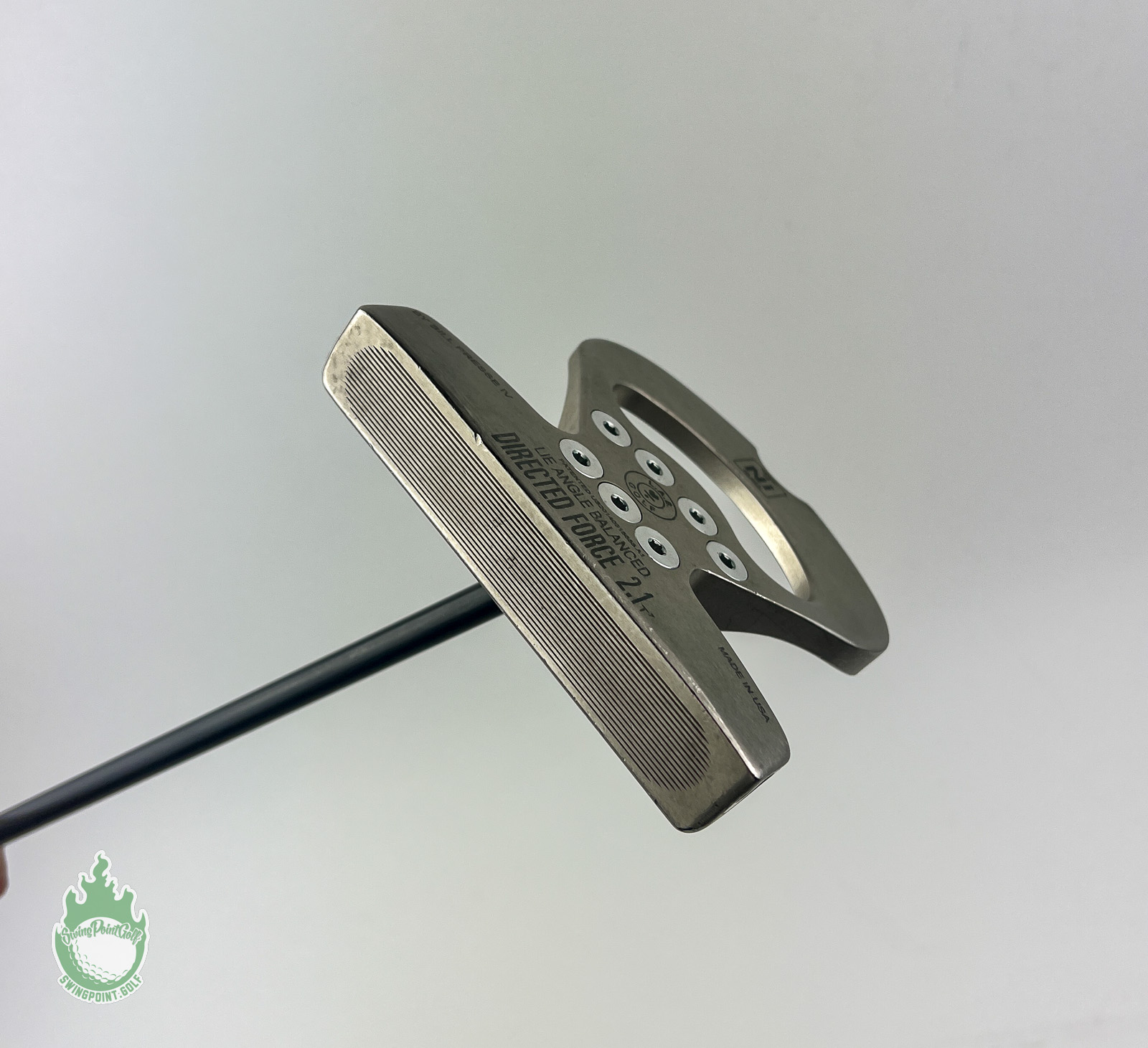 Used RH L.A.B. Golf Directed Force 2.1 T7 Nickel Putter 35" Steel Golf ...