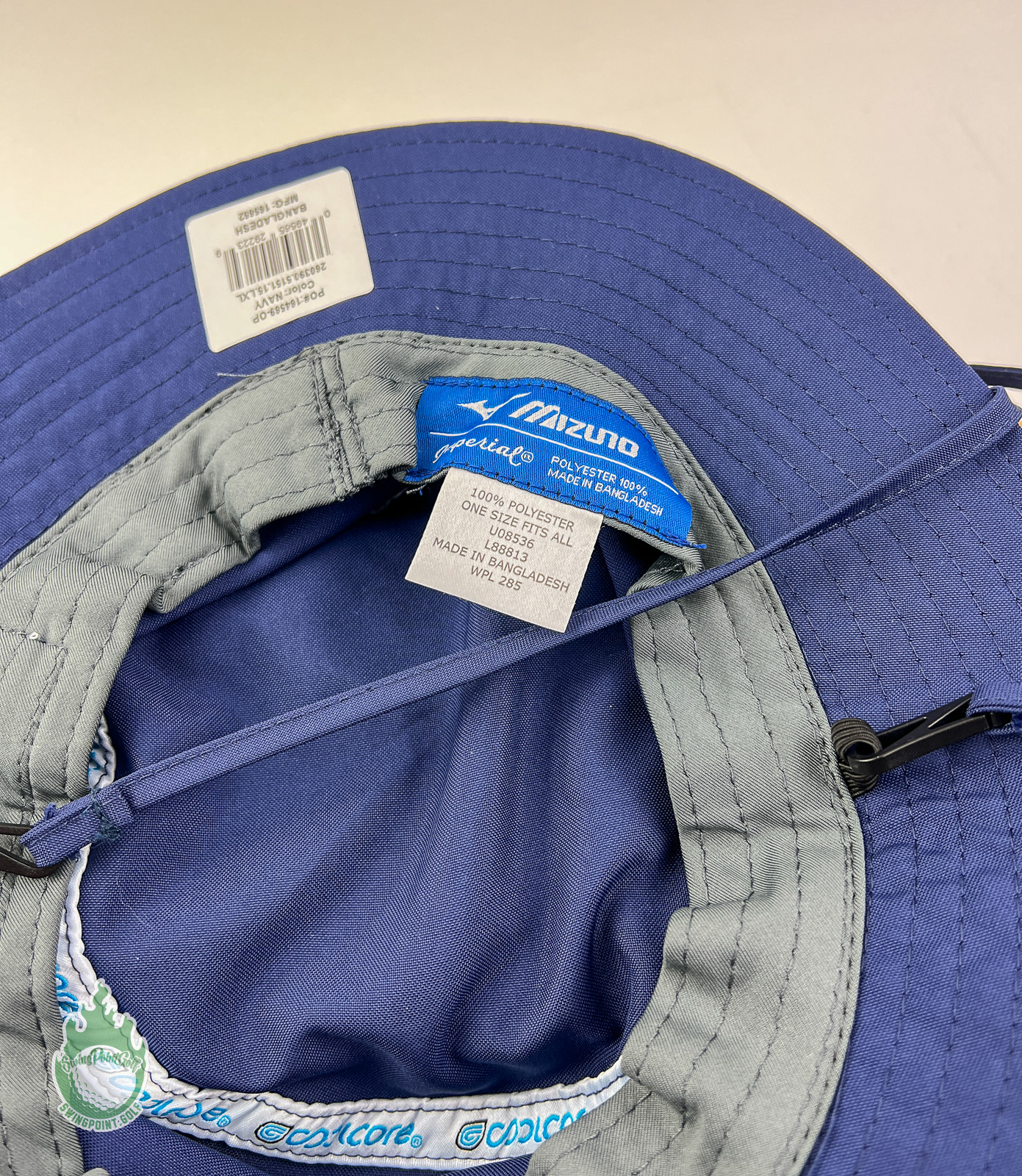 New w/ Tags Mizuno Blue Bucket Hat Imperial Coolcore L/XL 30% Cooler ...