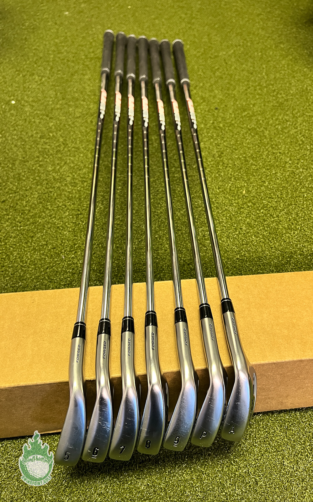 Used Callaway APEX Forged '21 Irons 5-PW/AW Elevate 95g Regular Steel ...