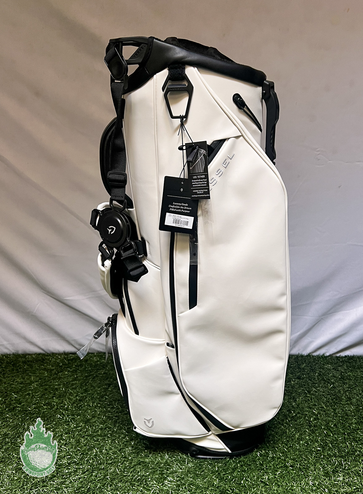 New with Tags Vessel White Player 3.0 6-way Stand Bag DragonRidge