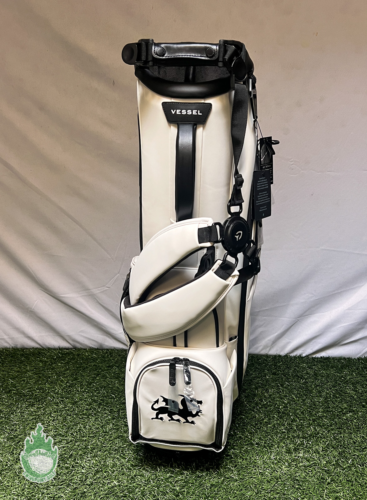 New with Tags Vessel White Player 3.0 6-way Stand Bag DragonRidge