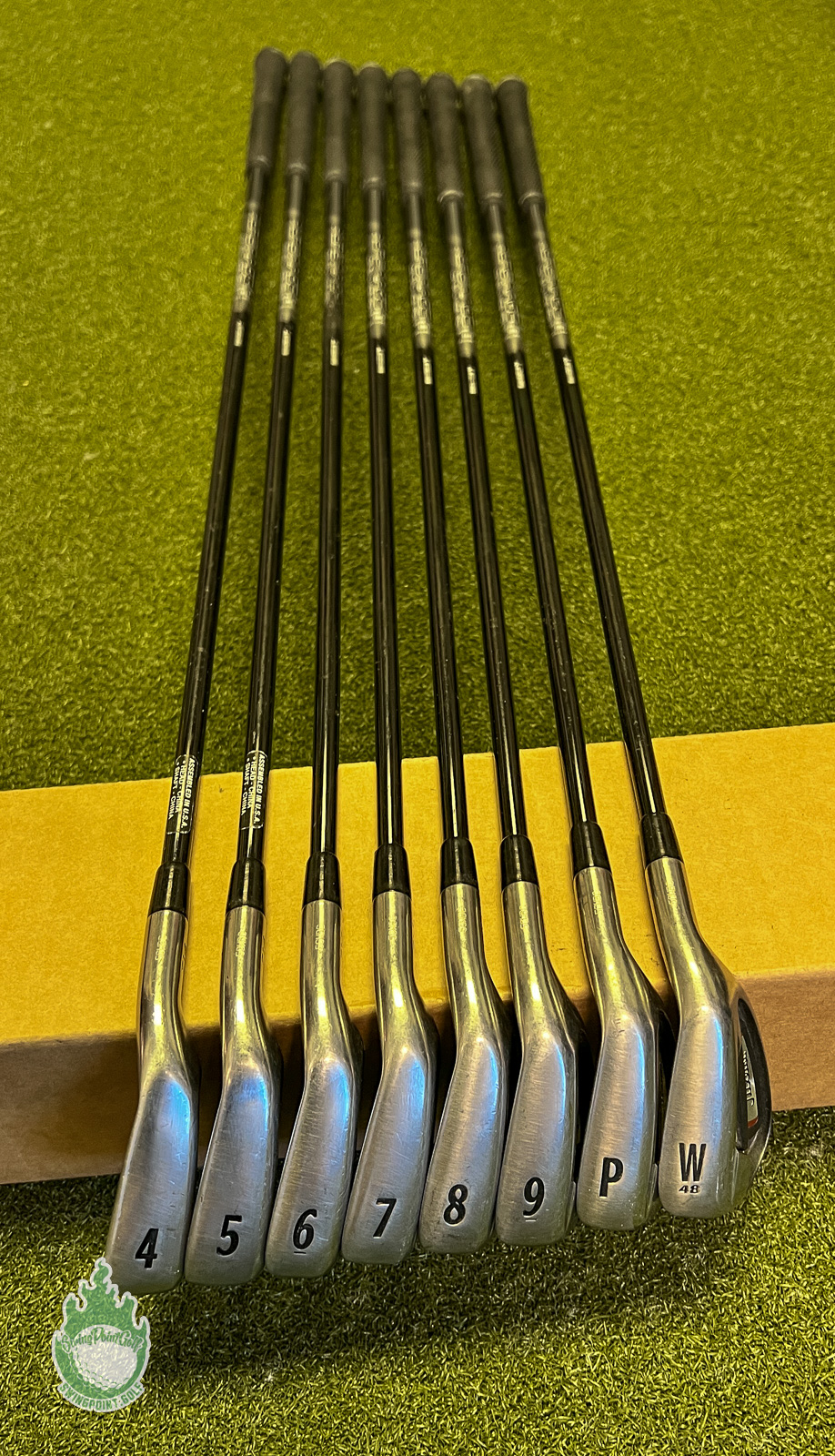 Used RH Titleist AP1 714 Irons 4-PW/48* Kuro Kage 65g Stiff Graphite ...