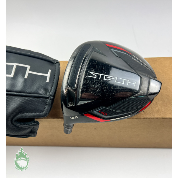 Used Left Handed TaylorMade Stealth HD Driver 10.5* HEAD ONLY Golf