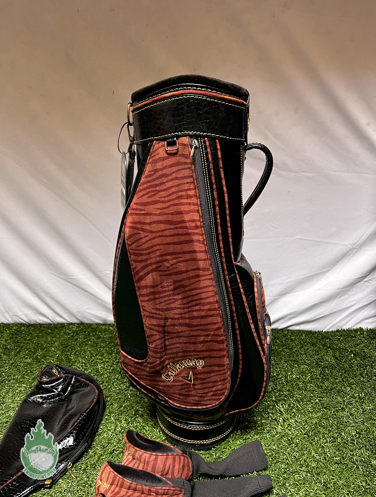 Vintage Callaway Brown Zebra Golf Bag w/ Accessory Pouch, Headcovers &  Rainhood · SwingPoint Golf®