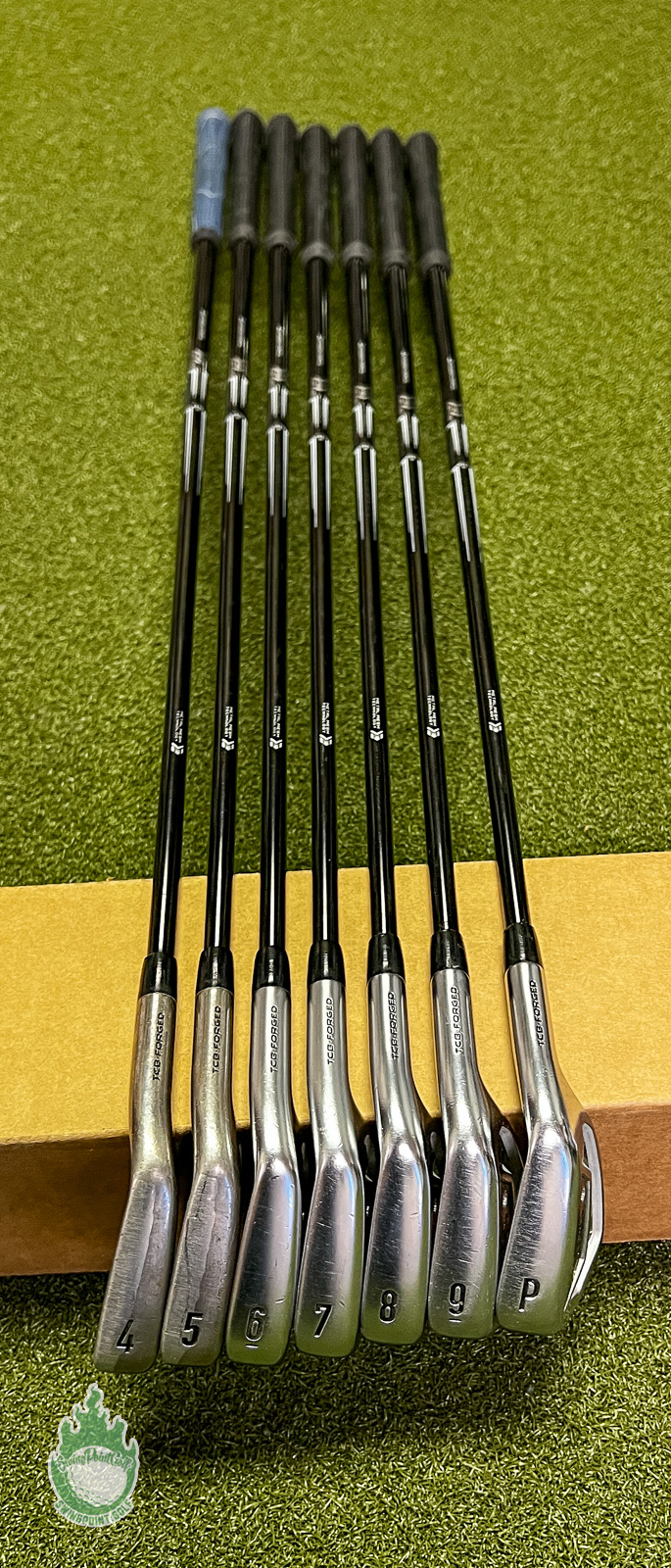 Used Tour Issue Callaway APEX TCB Forged '21 Irons 4-PW Stiff Graphite ...