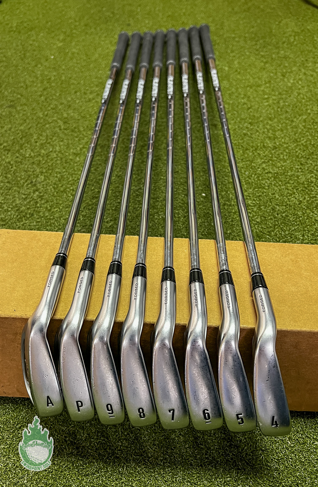 Used LH Callaway APEX DCB Forged '21 Irons 4-PW/AW 85g Regular Steel ...