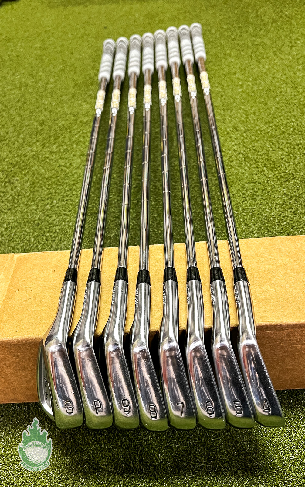 Used LH Mizuno Pro 223 Forged Irons 4-PW/GW 120g X100 X-Stiff Steel ...