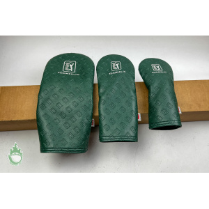 Gently Used AM&E TPC Summerlin Driver, Wood, Utility Cover Green Headcover Set