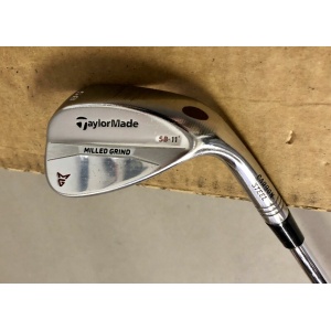 TaylorMade Milled Grind SB-11 Carbon Wedge 58* AMT X100 X-Stiff Flex Steel Golf
