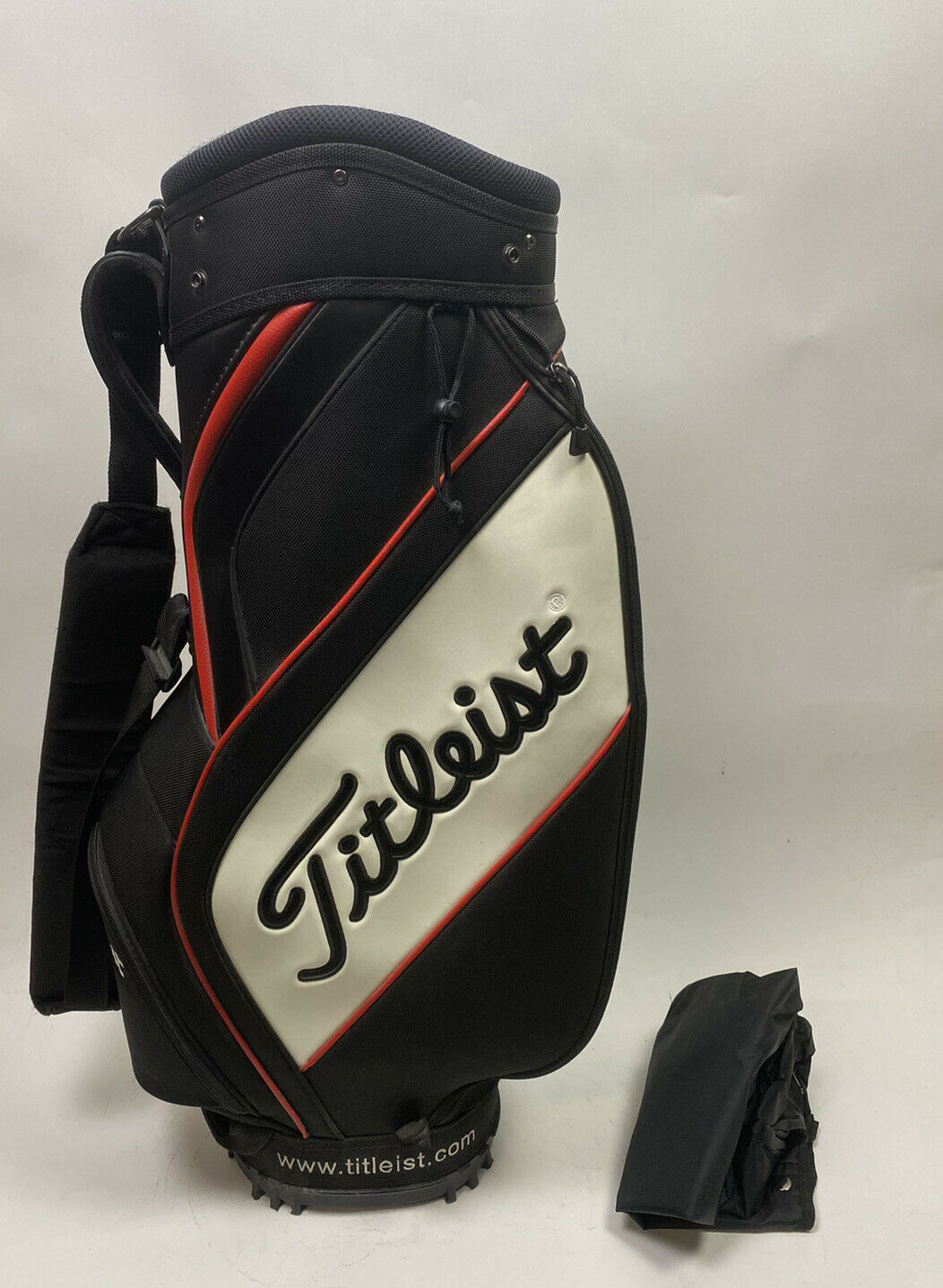 Titleist Mini Staff Golf Bag Mini Staff Golf Bag Black Red Summit Logo ...