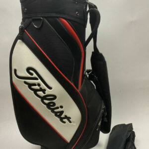 Titleist Mini Staff Golf Bag Mini Staff Golf Bag Black Red Summit Logo