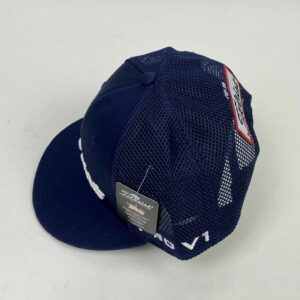 Titleist Pro V1 Hi-Ya Tour Issued Hat Navy Mesh SnapBack White Embroidery