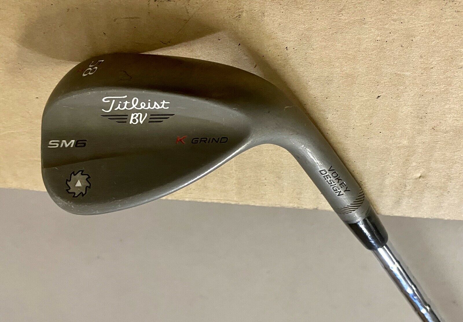 Titleist Vokey SM6 Raw K Grind Wedge 58*-12 Modus3 Tour 130 X-Stiff Steel  Golf · SwingPoint Golf®