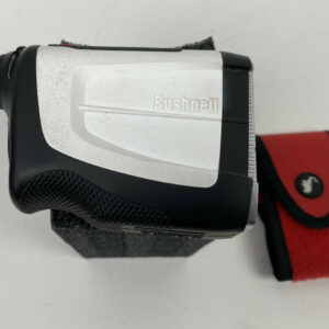Used Bushnell Tour V4 Laser Rangefinder Black/White/Red With Stick It Strap