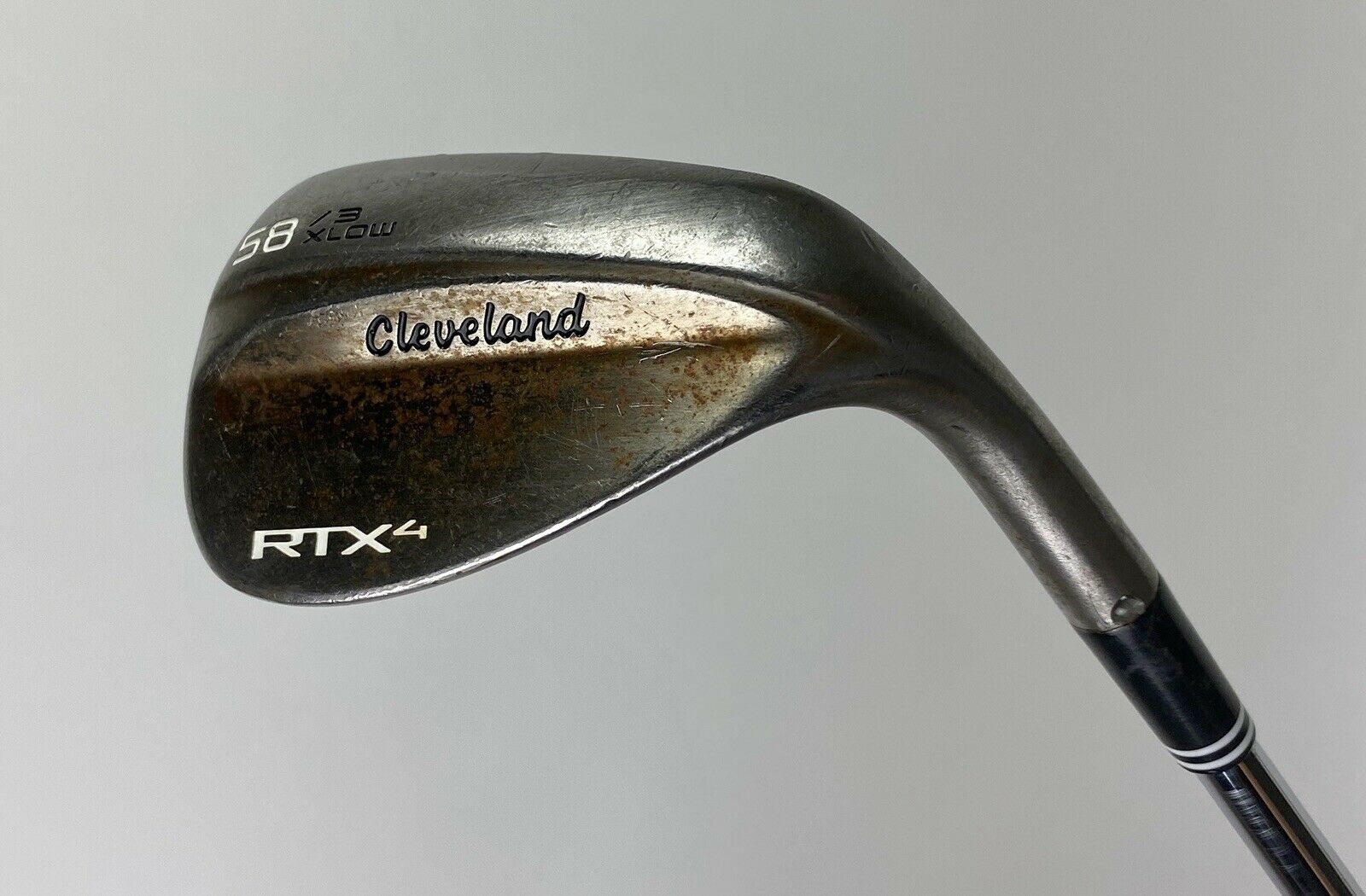 Used Cleveland RTX-4 X Low Grind Tour Raw Wedge 58*-3 S300 Stiff Steel · SwingPoint Golf®