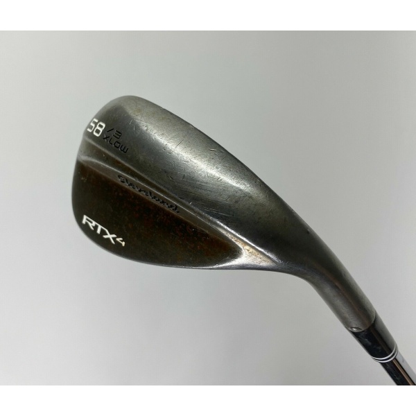 Used Cleveland RTX-4 X Low Grind Tour Raw Wedge 58*-3 S300 Stiff