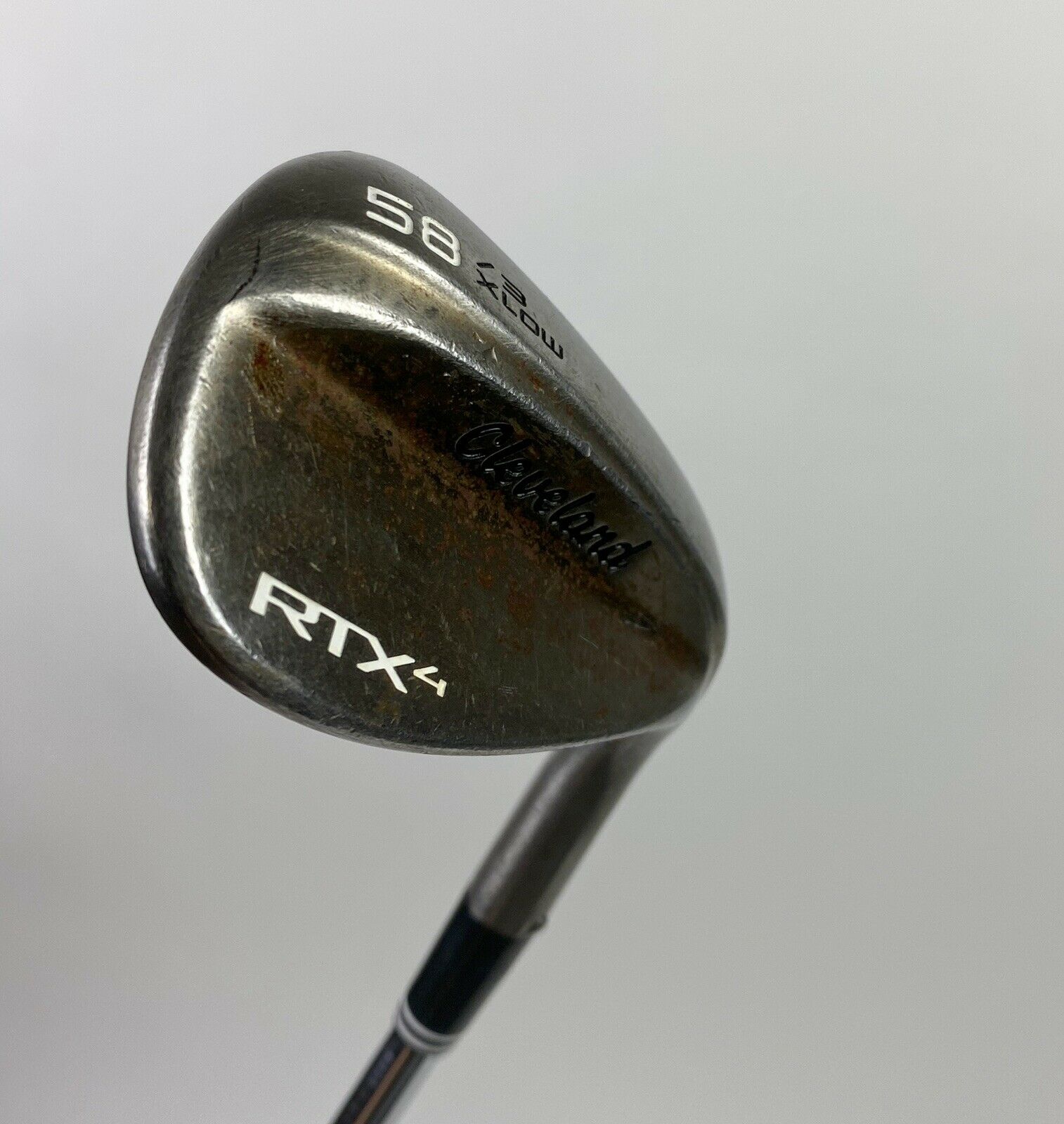 Used Cleveland RTX-4 X Low Grind Tour Raw Wedge 58*-3 S300 Stiff Steel Golf  · SwingPoint Golf®