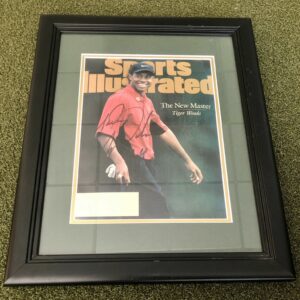1997 Sports Illustrated The New Master Issue Signed By Tiger Woods And "Fluff"