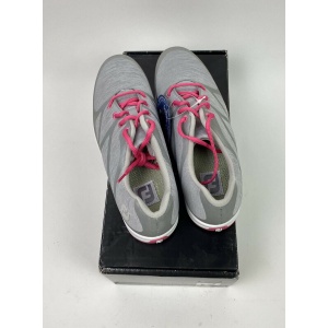 Brand New In Box FootJoy Leisure Women's Spikeless Golf Shoe Size 10 Grey/Pink