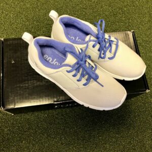 Brand New In Box FootJoy enJoy Women's Spikeless Golf Shoe Size 5.5M Gray/Blue