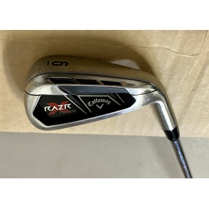 Used Right Handed Callaway RAZR X Tour 6 Iron S300 Stiff Flex Steel Golf Club