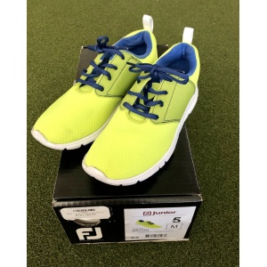 New-FootJoy-Junior-Spikeless-Golf-Shoe-Size-5M-LimeBlue-202642125482
