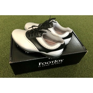 New FootJoy eMerge Women's Golf Shoe Size 5M White/Black