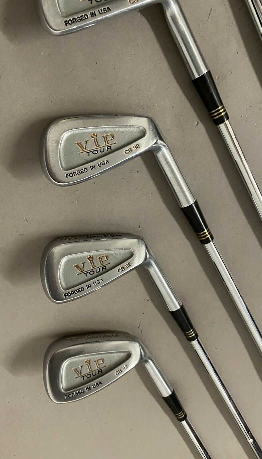 Rh Macgregor Vip Tour Cb Forged Irons Pw Stiff Flex Steel Golf Club Set Swingpoint Golf