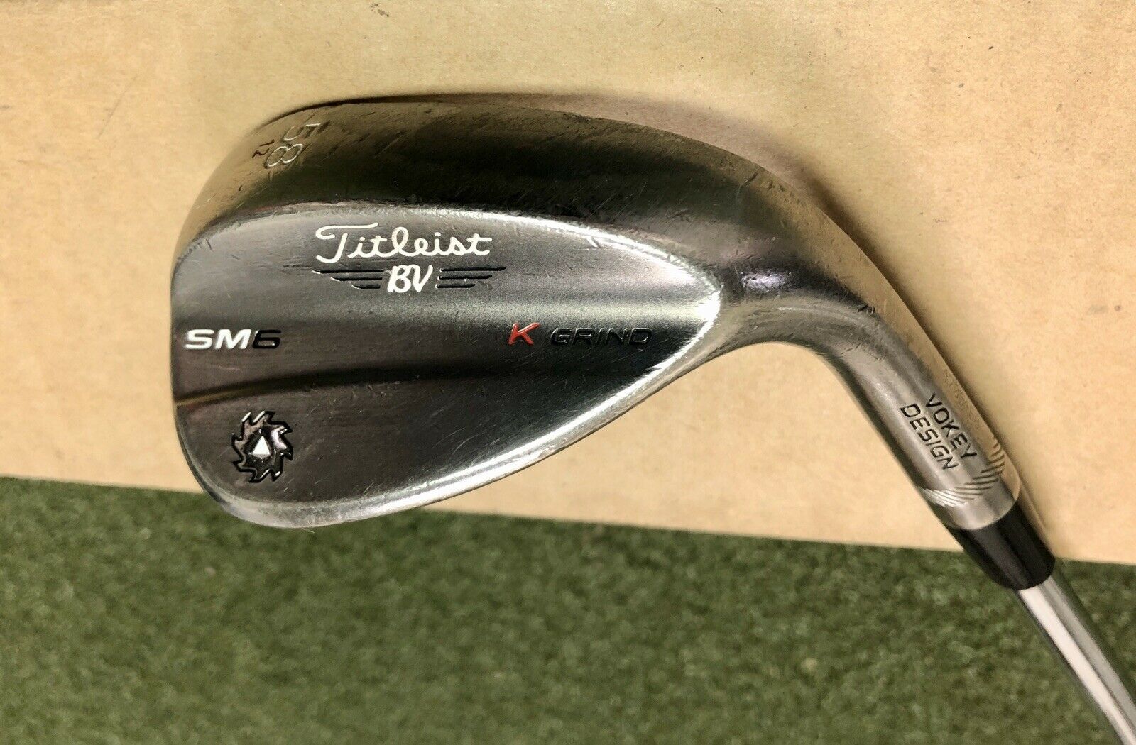 Titleist Vokey SM6 K Grind Steel Gray Wedge 58*-12 X-Stiff Flex Steel Golf  Club · SwingPoint Golf®